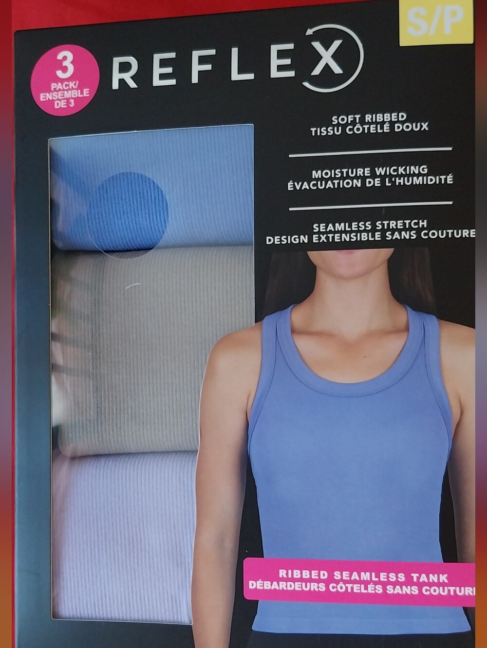 Reflex NWT Ribbed Seamless Tank - (3-Pack) - Picture 3 of 8